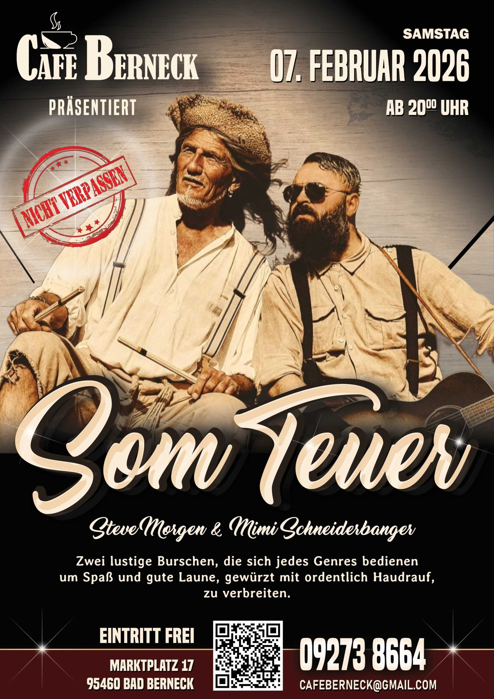 Som Teuer live im Cafe Berneck in Bad Berneck